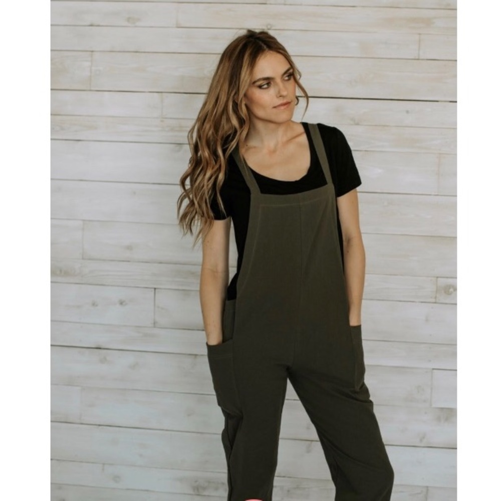 Olive Green Romper